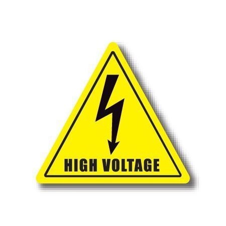Ergomat 24in TRIANGLE SIGNS - High Voltage DSV-SIGN 576 #0076 -UEN